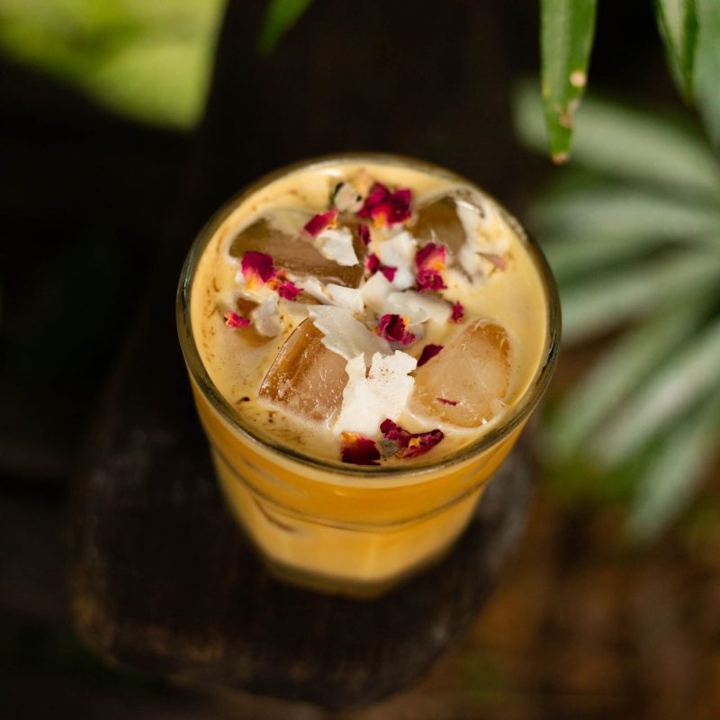 Love Bubble Mocktail Kava & Rose Petals